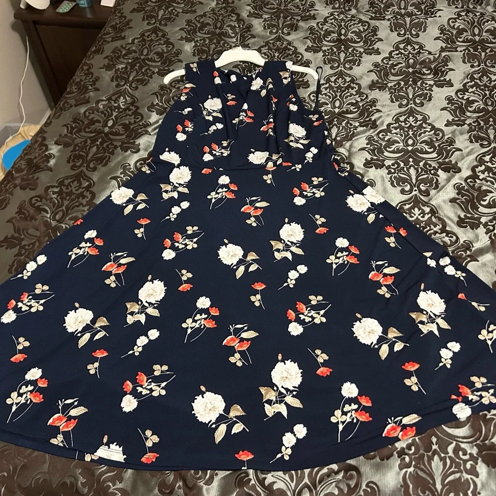 Lot of 2 Charter Club sleeveless dresses (midi, Large) - Picture 4 of 7